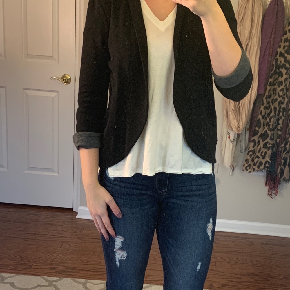 Express sweatshirt blazer